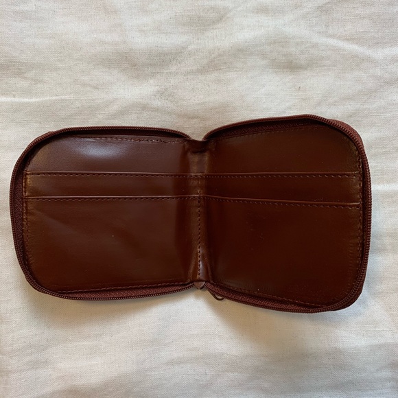 Vintage Brown Pleather Belted Wallet - Picture 2 of 4